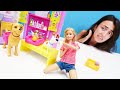Sevcan ile Barbie videoları. Barbie'nin Yeni mesleği pet kuaförde yardımcı oluyor. Barbie oyunları