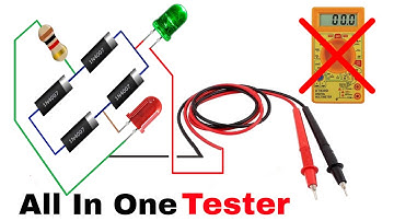 No More Multimeter..All In One Tester..Make This Unique Tester And Check Everything