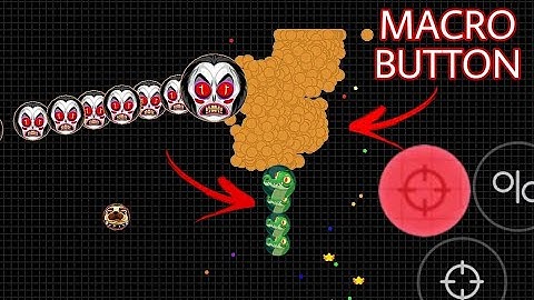 MACRO BUTTON + SOLO TAKEOVER (AGAR.IO MOBILE)