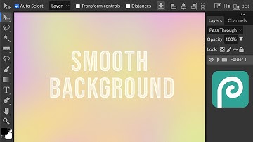How to Create Smooth Gradient Backgrounds in Photopea (No Banding)