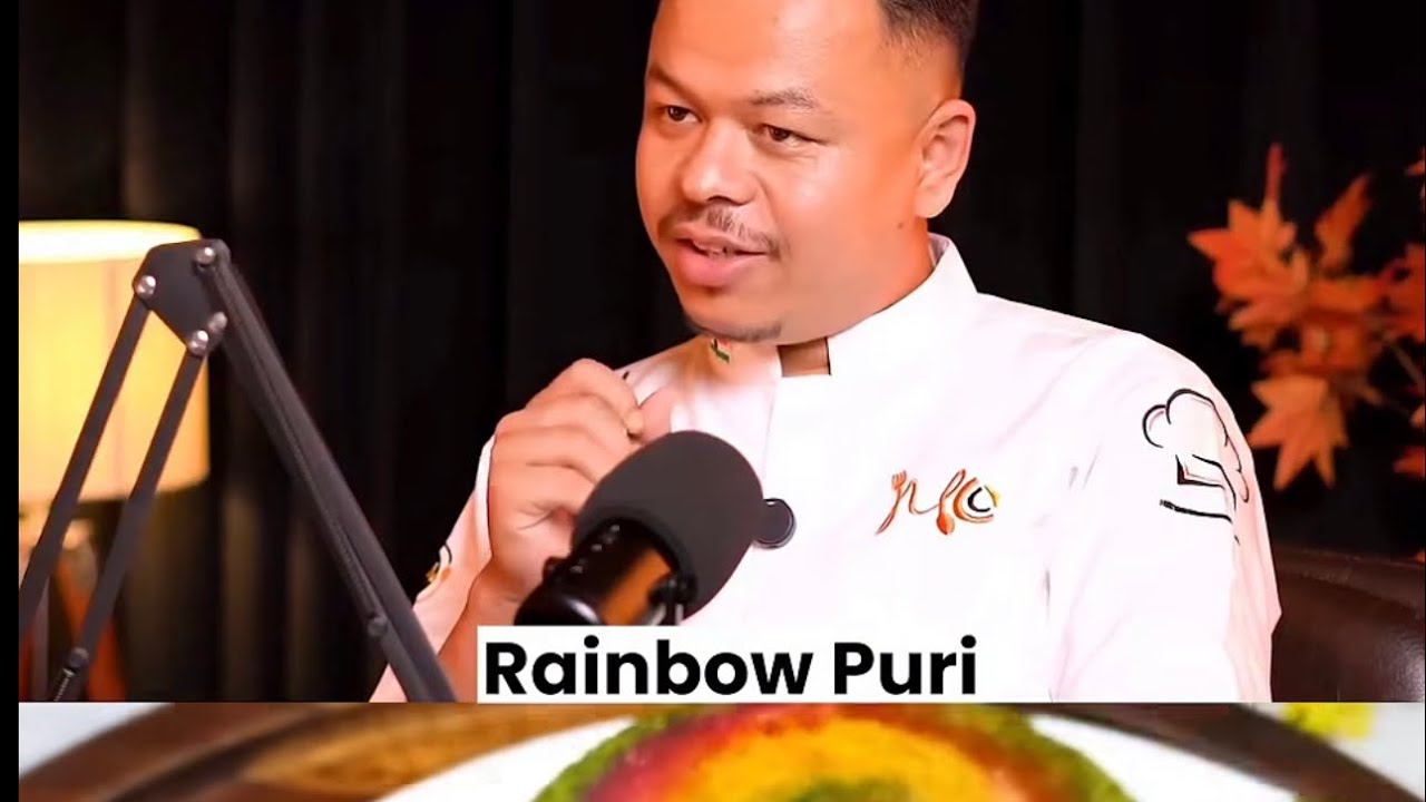 🌈 Most Viral Rainbow Puri Recipe by Chef Michael! 