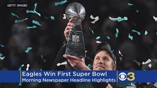New York Post Not Celebrating Eagles Win