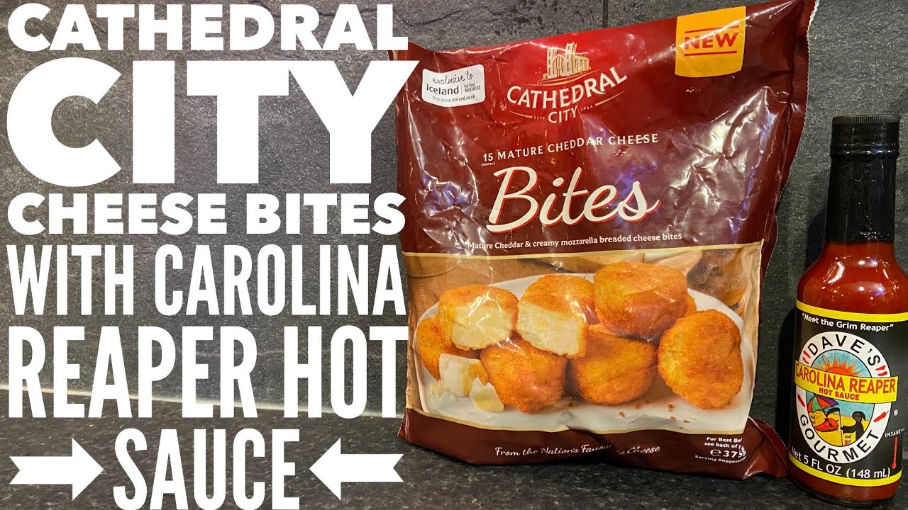 Cathedral City Mature Cheddar Cheese Bites With Dave's Gourmet Carolina Reaper Hot Sauce YouTube