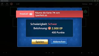 Microsoft Solitaire Collection, FreeCell Hard, January 22, 2026, Daily Challenges