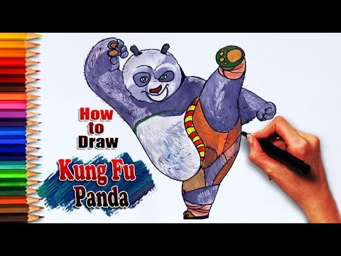 how to draw kung fu panda kung fu panda drawing easy drawing for