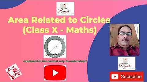 Area Related to Circles|Maths|Class 10th|R D Sharma Ch-13 Ex-13.4 Q-38|CBSE|Rajesh Tutorials