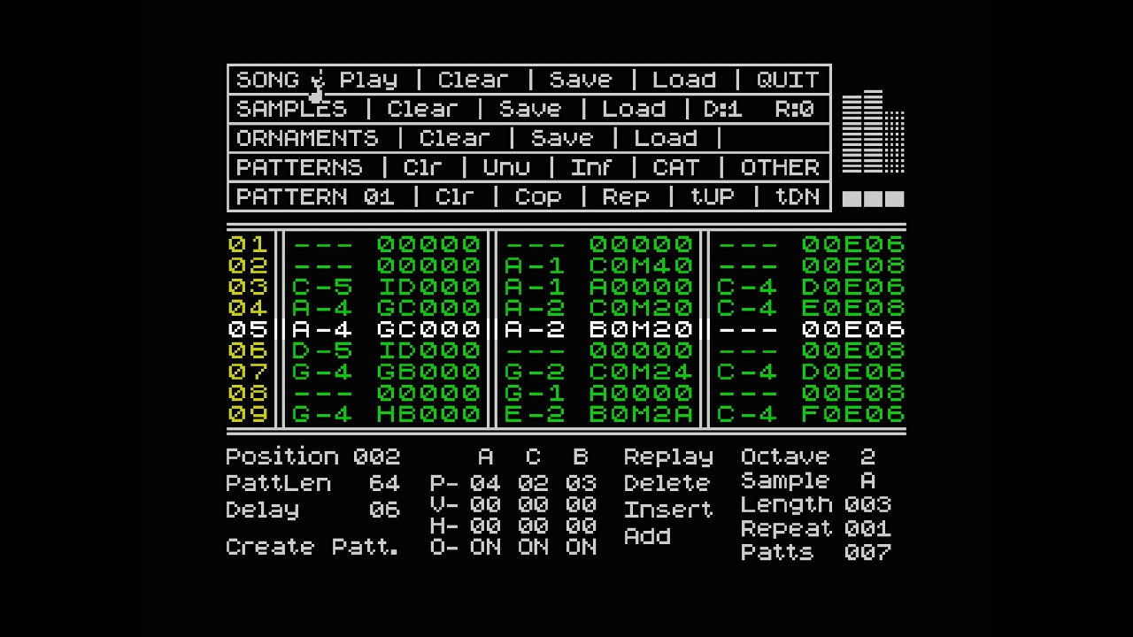 Chocoholica Intro by Aki (ZX Spectrum AY-3-8912 music)