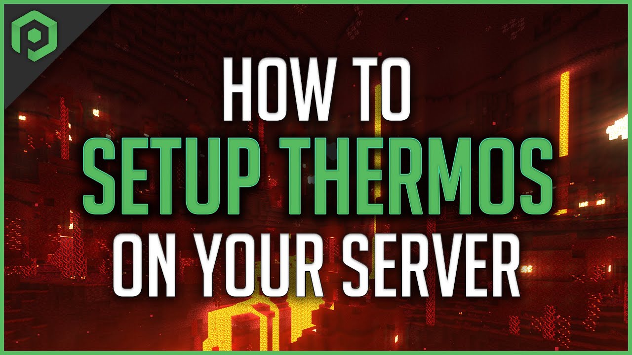 How To Setup Thermos On Your Minecraft Server Youtube