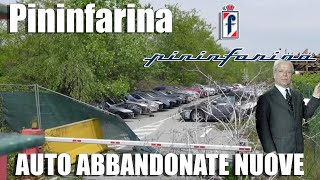 AUTO ABBANDONATE NUOVE NELLA VECCHIA FABBRICA #pininfarina