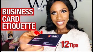 NETWORKING TIPS | Dos & Don'ts Of Business Card Exchange