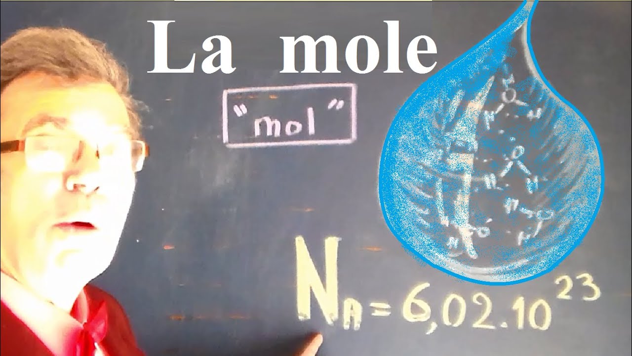 La Mole et le nombre d’Avogadro : Cours chimie avec QCM - YouTube