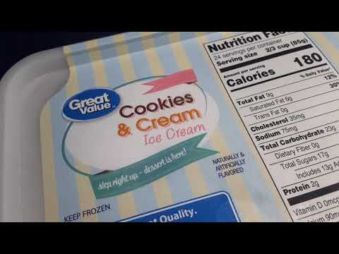 great value cookies and cream ice cream #greatvalue #cookies