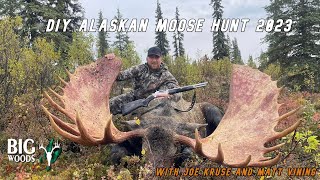 Maine Moose Guides Kill 72" Alaskan Bull on a DIY Hunt 2023 | Big Woods Bucks