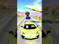 Lamborghini vs Giant Hand Slap! 🖐️🏎️ #shorts