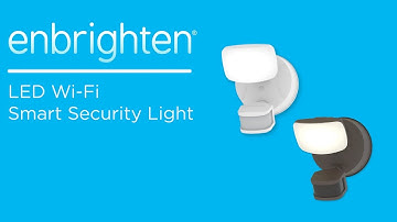 Enbrighten LED Wi-Fi Smart Security Light Operation - 58185 58186