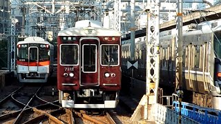 阪急電鉄　7000系 先頭車7112編成　神戸三宮駅