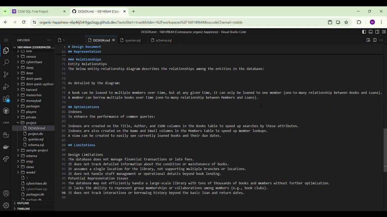 Cs50 sql final project youtube