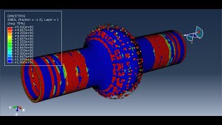 Simulation composite Pipe(Aluminum-Bamboo fiber-Aluminum) under internal blast in Abaqus