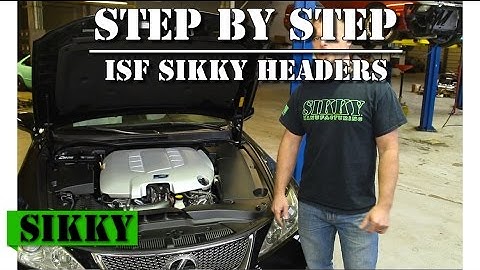 Lexus ISF Header Install | Step By Step Guide for SIKKY Headers