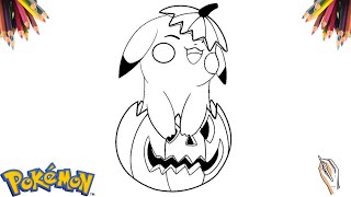 APRENDA a DESENHAR o PIKACHU de HALLOWEEN 🎃⚡ | Desenho Fácil para Crianças