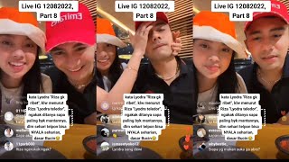 LIVE IG LYODRA DAN RIZASYAH