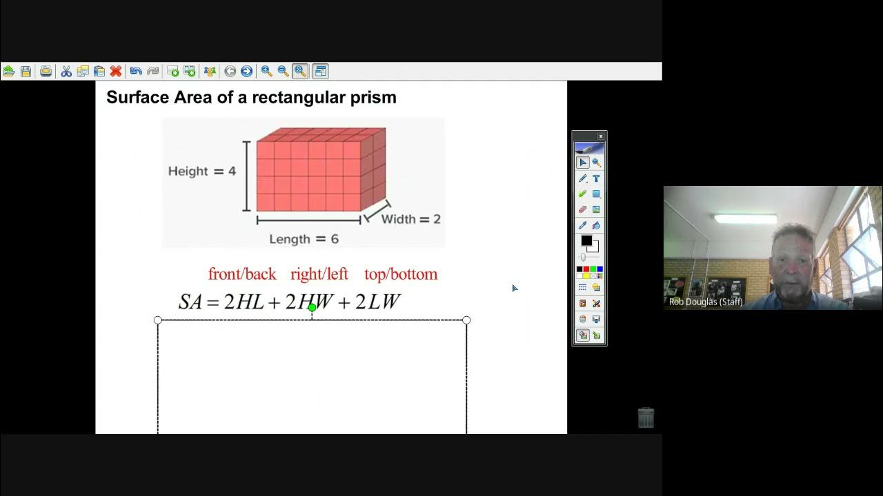 Surface Area of Box Method 1 YouTube