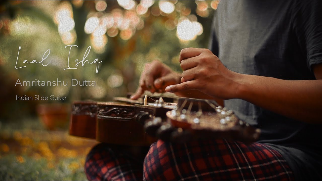 Laal Ishq  Raam leela  Slide Guitar Cover  Amritanshu Dutta