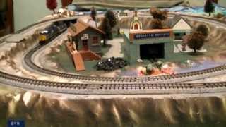 Kato N Scale CSX EMD SD70ACE Engine Pulling Freight Train