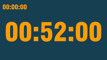 52 minute timer (with end alarm, time elapsed and progress bar)