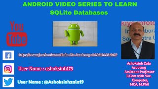 SQLiteDatabase Connectivity First Technique Perform Insert and Display Record in Android