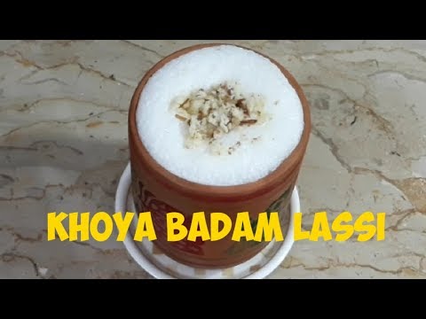 khoya-badam-lassi-|-sweet-lassi-recipe|-summer-yogurt-drink-|-taste-of-life