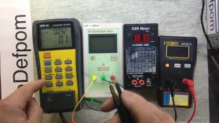 #172 DER EE DE5000, Silicon Chip ESR Meter MkII, MESR100, MK328, ESR meter comparison,