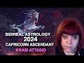 Capricorn Ascendant 2024 -  Sidereal Astrology Forecast with Krasi