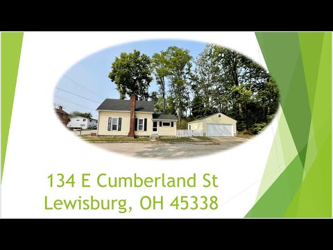 134 E Cumberland St, Lewisburg, OH home video tour