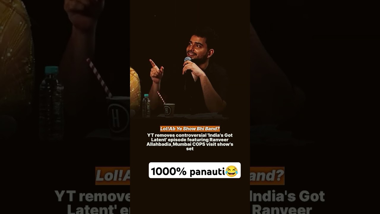 Panauti for India's got latent 😂. 