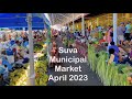 Suva Municipal Market Tour - Saturday Morning Fish Market April 2023 | Fiji Vlog #1