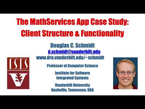 The MathServices App Case Study: Client Structure, Functionality, and Implementation