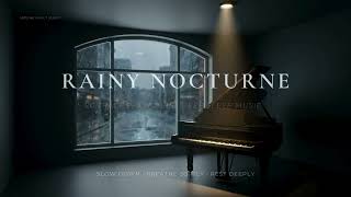 Rainy Nocturne ☔ Relaxing Piano Sleep Music & Cinematic Night Ambience (3 Hours) screenshot 4