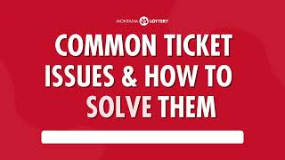 Common Ticket Issues