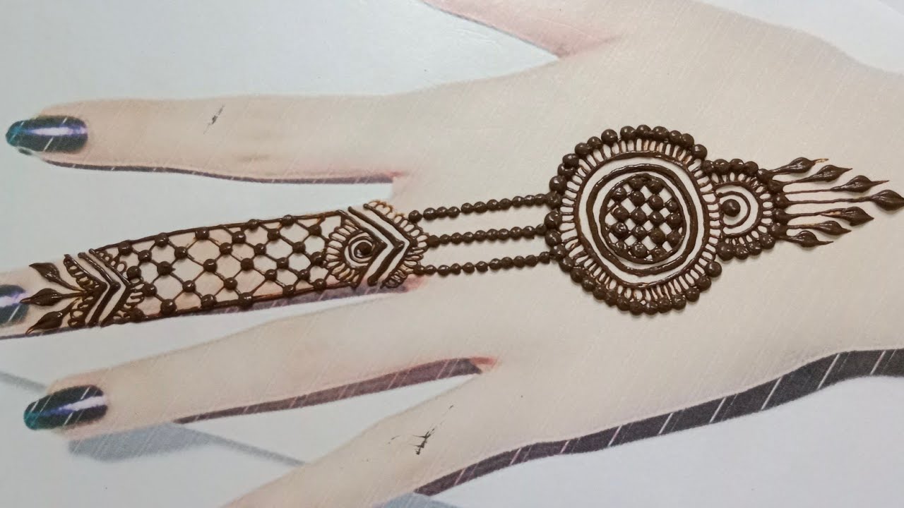 Beautiful mehandi design 