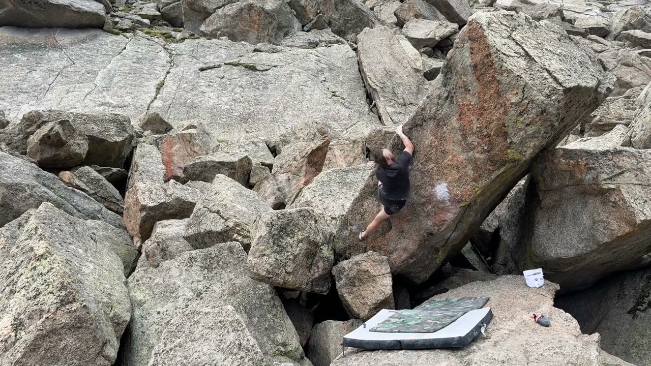 Beta Video for climb The Hammer v8, Lincoln Lake