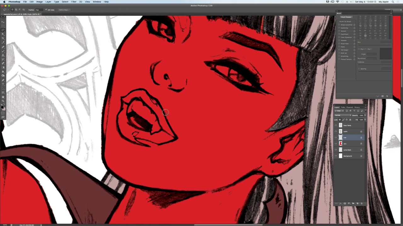 Coloring Vampirella #1