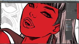 Coloring Vampirella #1