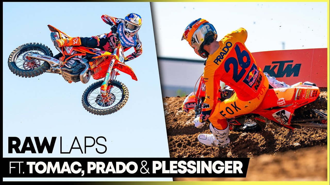 Эли Томак и Хорхе Прадо на RedBull KTM — первые круги | RAW
