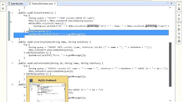 Como conectar o eclipse ao MySQL?