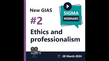 SIGMA Webinar | New Global Internal Audit Standards - #2 Ethics and Professionalism