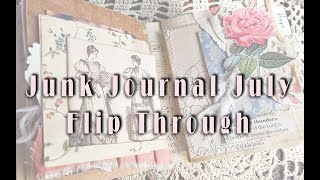 Junk Journal July 2022 Flip Through