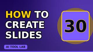 How to Create Slides in 30 Seconds with AI Presentation Tools (2026)