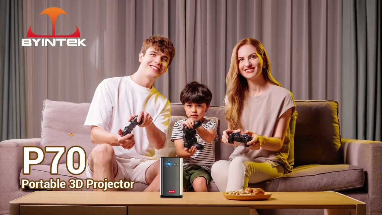 Byintek P21 "Metal Edition" Mini Home Theater Portable Pr