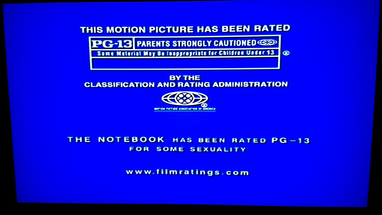 Opening to the Notebook 2005 DVD (Fullscreen Side) - YouTube